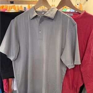 Peter Millar Classic Gray Polo Shirt